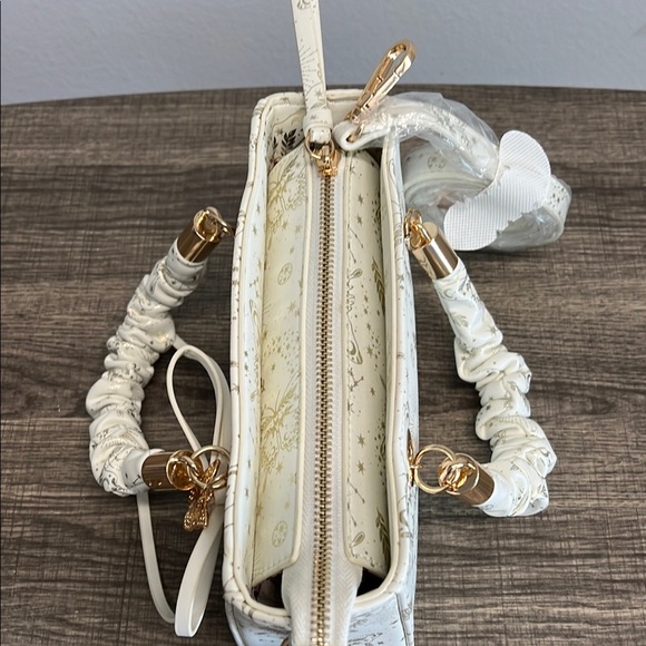 Aldo | Gold Shimmery Mini Bag with Charm & Crossbody Strap ✨ - Picture 9 of 14